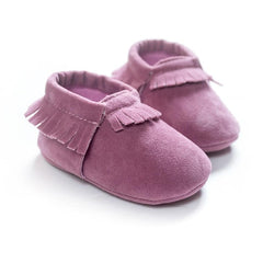 Suede Leather Baby Moccasins Shoes