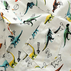 Stylish Dinosaur Print Tops