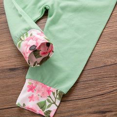 Floral Long Sleeve Baby Girl Set