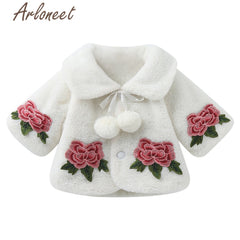 Cloak Flower Print Newborn Outwear