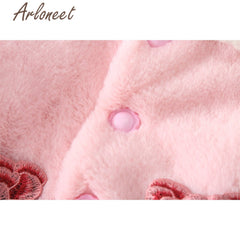 Cloak Flower Print Newborn Outwear