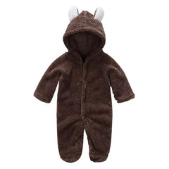 Cartoon Animal 3D Bear Ear Jumpsuit