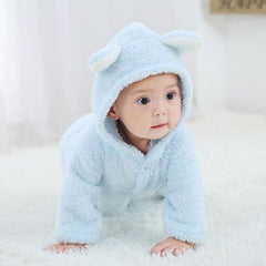 Cartoon Animal 3D Bear Ear Jumpsuit