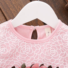 Cute Baby Girls Summer Floral Dress