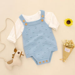 Newborn Boys Solid Bodysuit