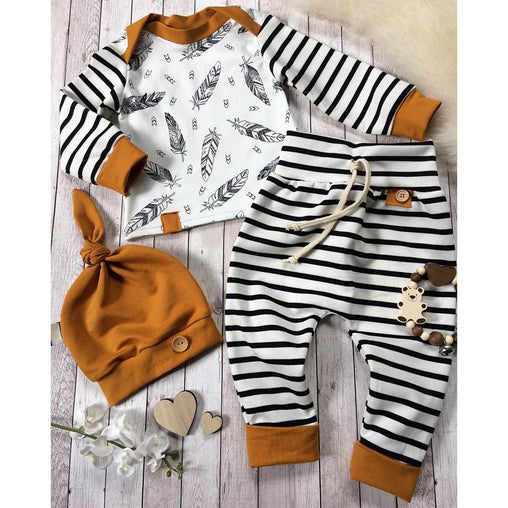 Newborn Striped Clothes Outfits