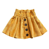 Elastic Waist Short Skirts