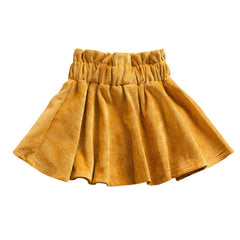 Elastic Waist Short Skirts