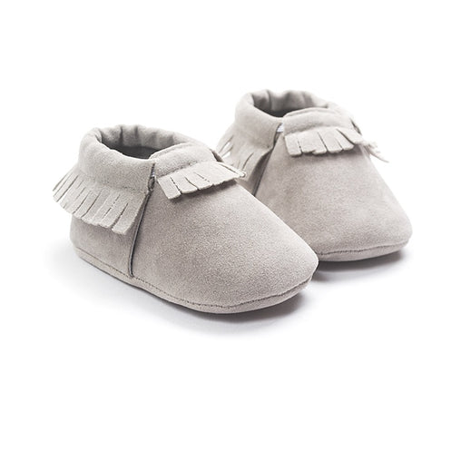 Suede Leather Baby Moccasins Shoes