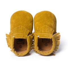 Suede Leather Baby Moccasins Shoes