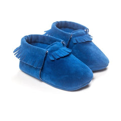 Suede Leather Baby Moccasins Shoes