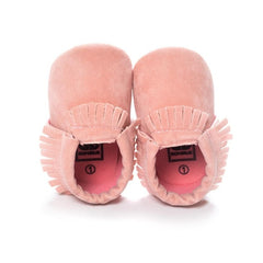 Suede Leather Baby Moccasins Shoes