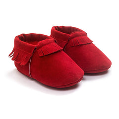 Suede Leather Baby Moccasins Shoes