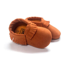 Suede Leather Baby Moccasins Shoes