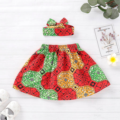 African Style Skirt For Baby Girls