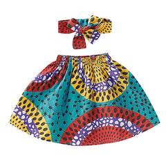 African Style Skirt For Baby Girls