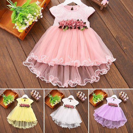 Cute Baby Girls Summer Floral Dress