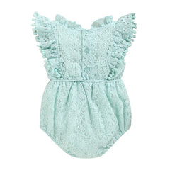 Baby Girls Bodysuit Floral Lace