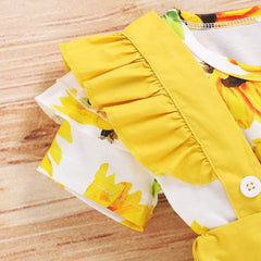 Summer Sunflower Outfits Set