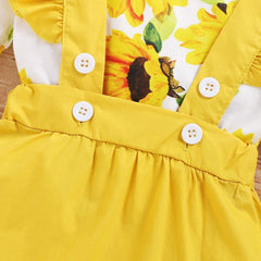 Summer Sunflower Outfits Set