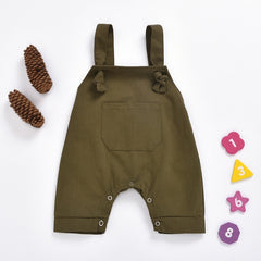 Newborn Sleeveless Strap Rompers