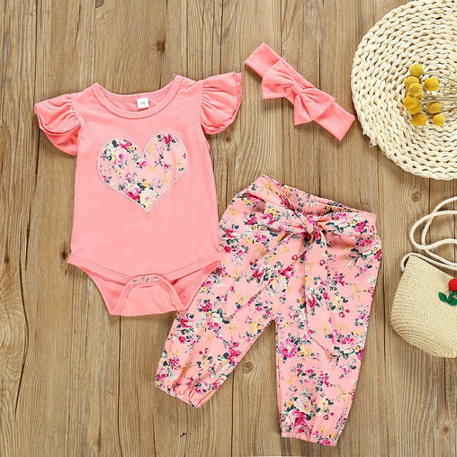 Infant Baby Girls Clothes Set