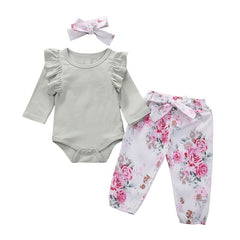 LONSANT Newborn Baby Girl Clothes Set