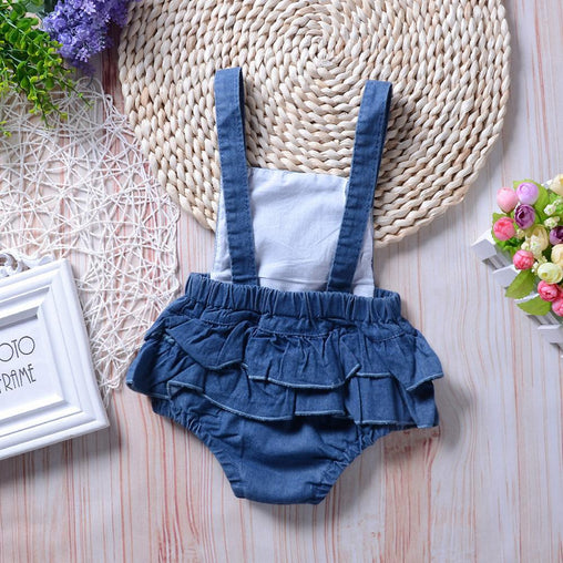 baby jumpsuit Strap Denim