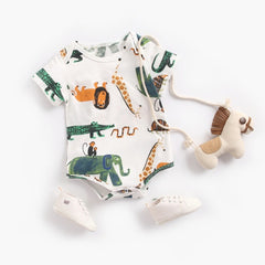 Newborn cartoon printing outfits