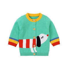 Rainbow Cardigan Casual Outerwear