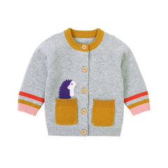 Rainbow Cardigan Casual Outerwear