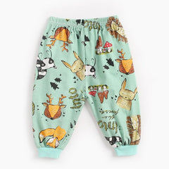 Cartoon Printed Casual Pants