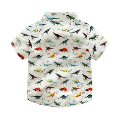 Stylish Dinosaur Print Tops