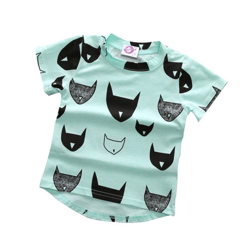 Cartoon Bat Cotton T Shirt