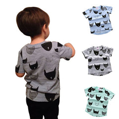 Cartoon Bat Cotton T Shirt