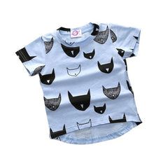 Cartoon Bat Cotton T Shirt